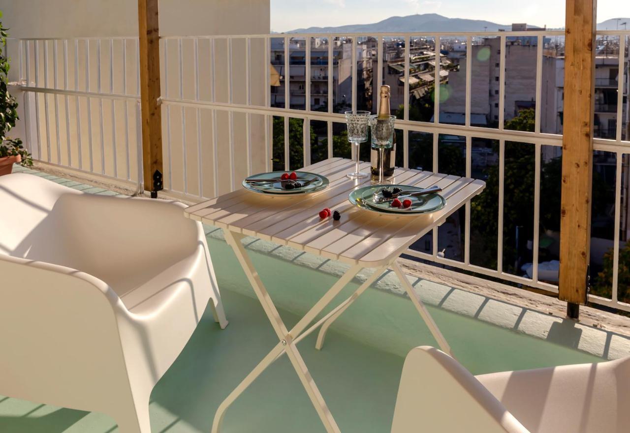 Blue And White Apartment Vipgreece 아테네 외부 사진