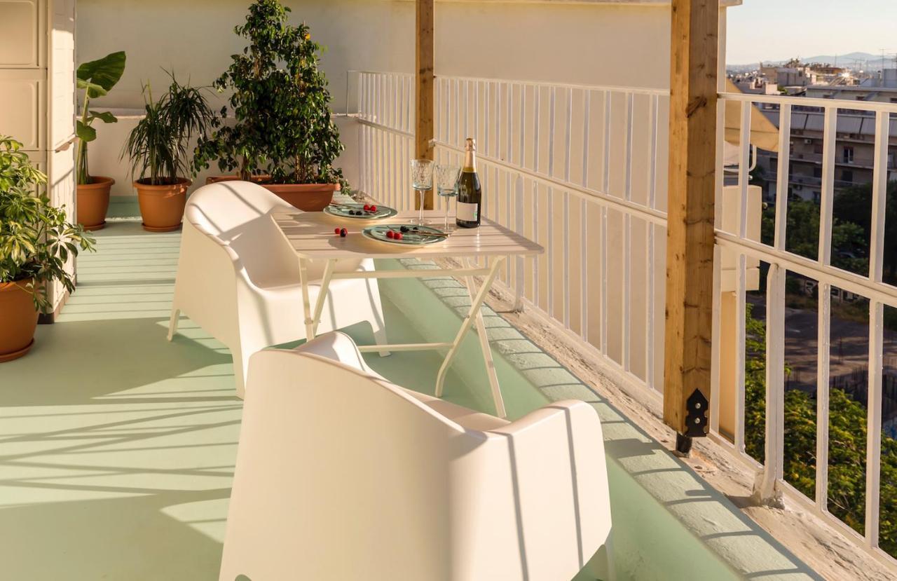 Blue And White Apartment Vipgreece 아테네 외부 사진