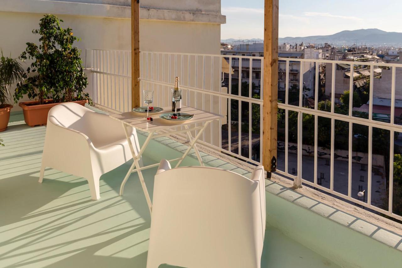 Blue And White Apartment Vipgreece 아테네 외부 사진